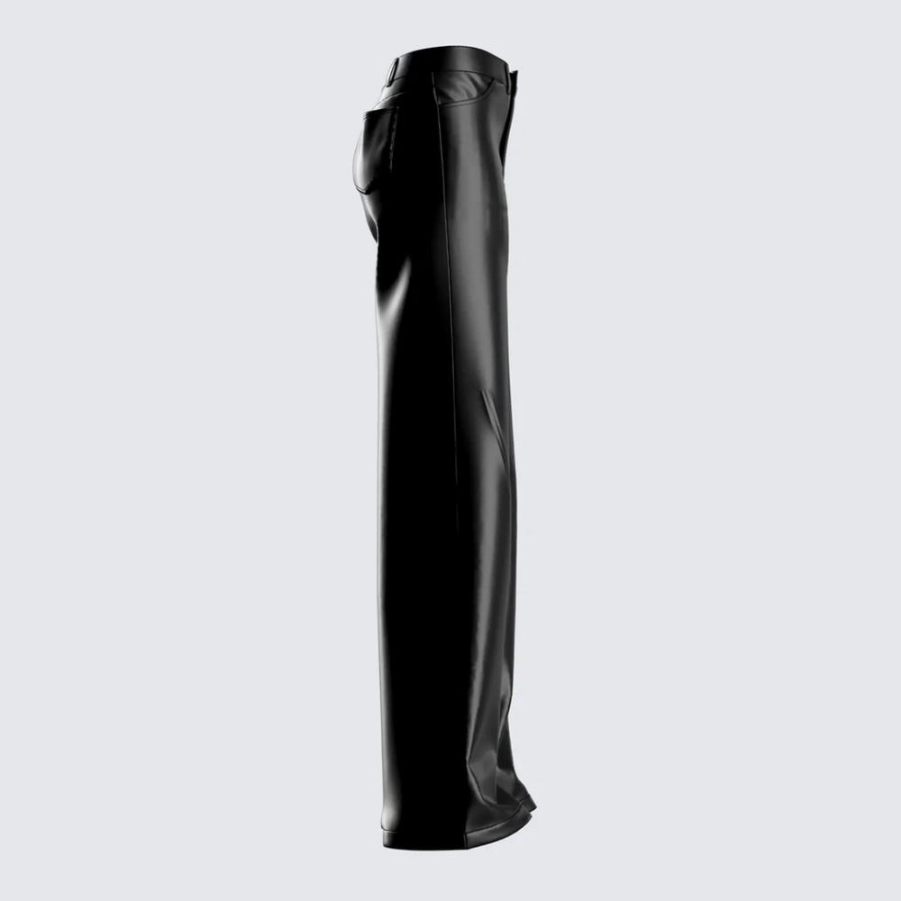 Finesse Faux Leather Pants - Picture 3 of 14
